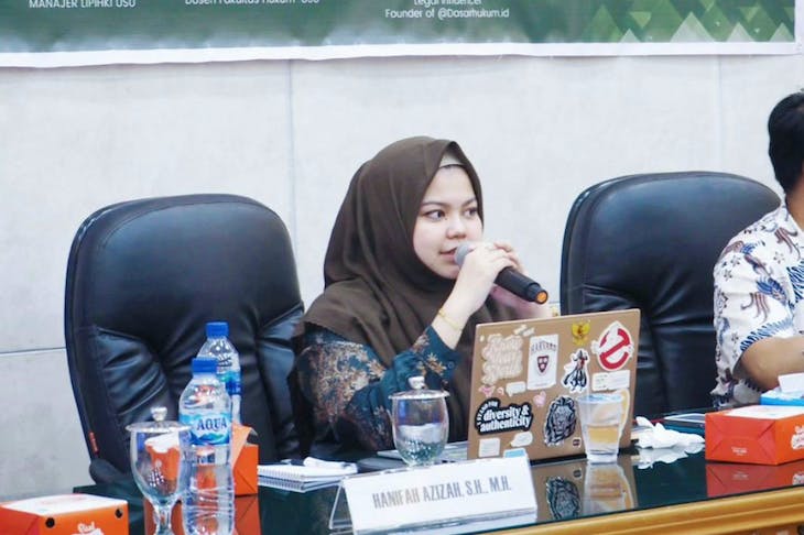 Hanifah Azizah: Merintis Wadah Belajar Hukum Online dan Menginspirasi Melalui Media Sosial